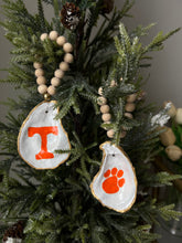 Load image into Gallery viewer, Custom Hand Painted Sports Logo - Oyster Shell Every Day Ornament