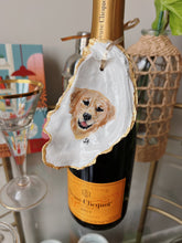 Load image into Gallery viewer, Custom Pet Portrait Hand Painted on Oyster Shell Every Day Ornaments