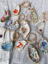 Load image into Gallery viewer, Custom Pet Portrait Hand Painted on Oyster Shell Every Day Ornaments