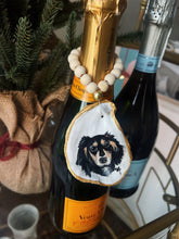 Load image into Gallery viewer, Custom Pet Portrait Hand Painted on Oyster Shell Every Day Ornaments