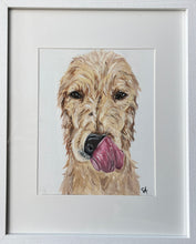 Load image into Gallery viewer, FRAMED 8x10 Custom Painted Pet Portrait