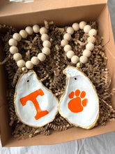 Load image into Gallery viewer, Custom Hand Painted Sports Logo - Oyster Shell Every Day Ornament