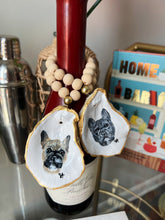 Load image into Gallery viewer, Custom Pet Portrait Hand Painted on Oyster Shell Every Day Ornaments