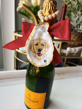 Load image into Gallery viewer, Custom Pet Portrait Hand Painted on Oyster Shell Every Day Ornaments