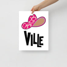 Load image into Gallery viewer, VILLE + Cowboy Hats Poster Print