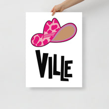 Load image into Gallery viewer, VILLE + Cowboy Hats Poster Print