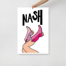 Load image into Gallery viewer, Nashville + Boots Poster Print